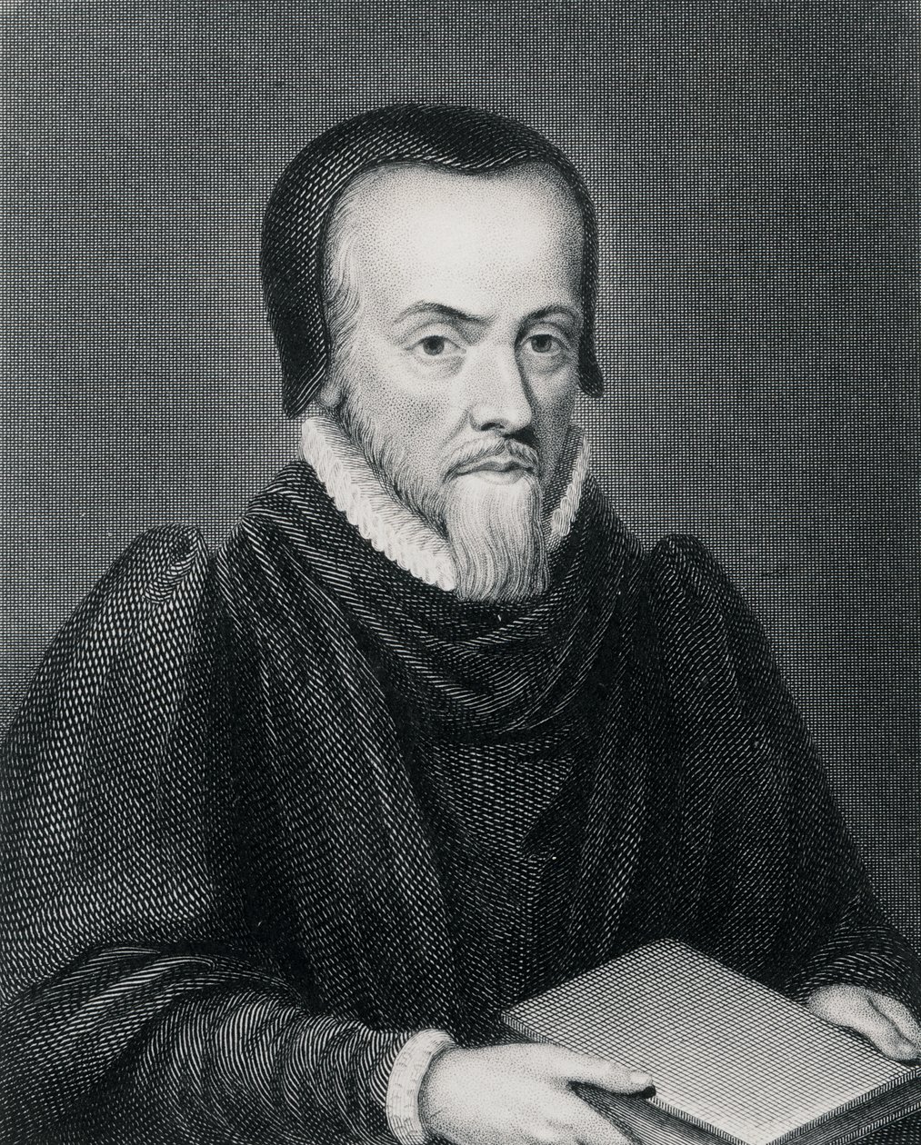 Richard Hooker (c.1554-1600), grabado por Edward Finden de Wenceslaus Hollar