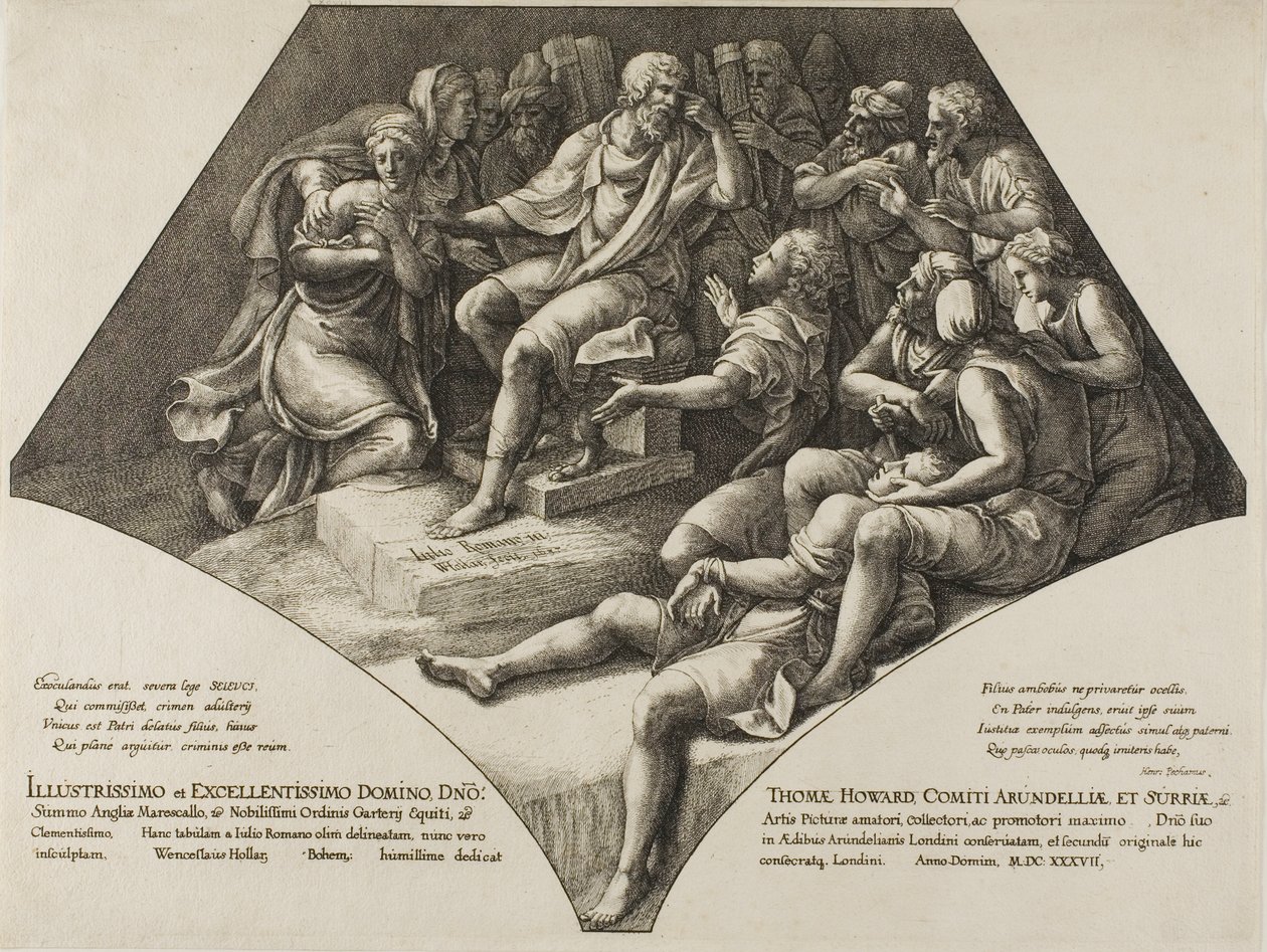 Seleuco y su hijo de Wenceslaus Hollar