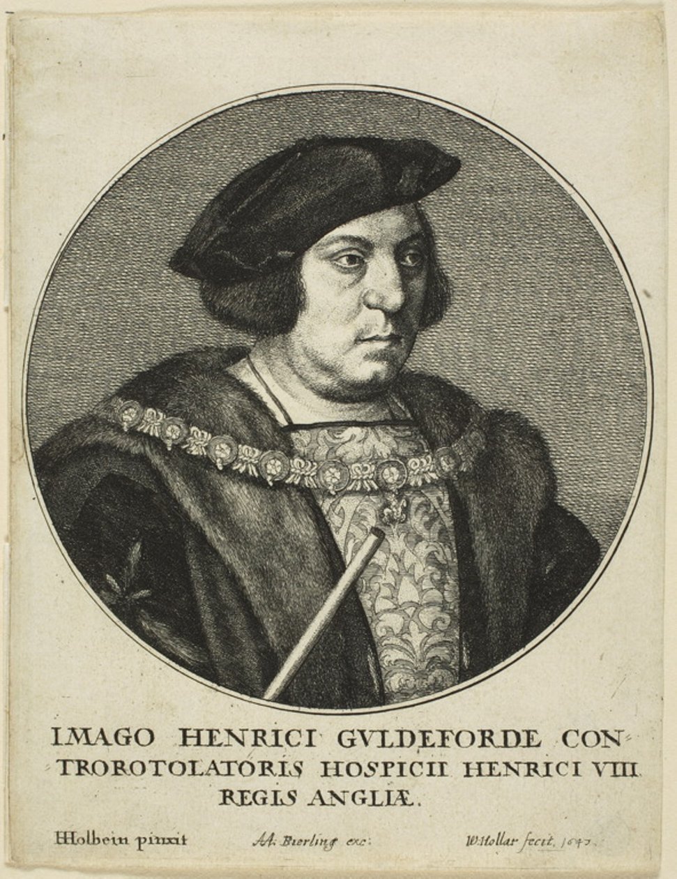 Sir Henry Guildford de Wenceslaus Hollar