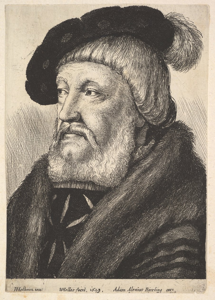 Sir William Butts, 1649 de Wenceslaus Hollar