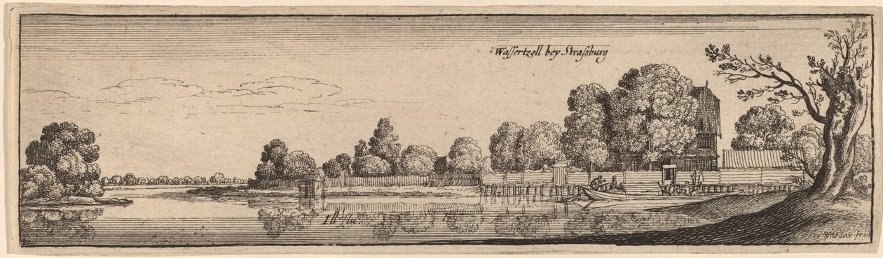 Estrasburgo: Una casa de peaje de Wenceslaus Hollar