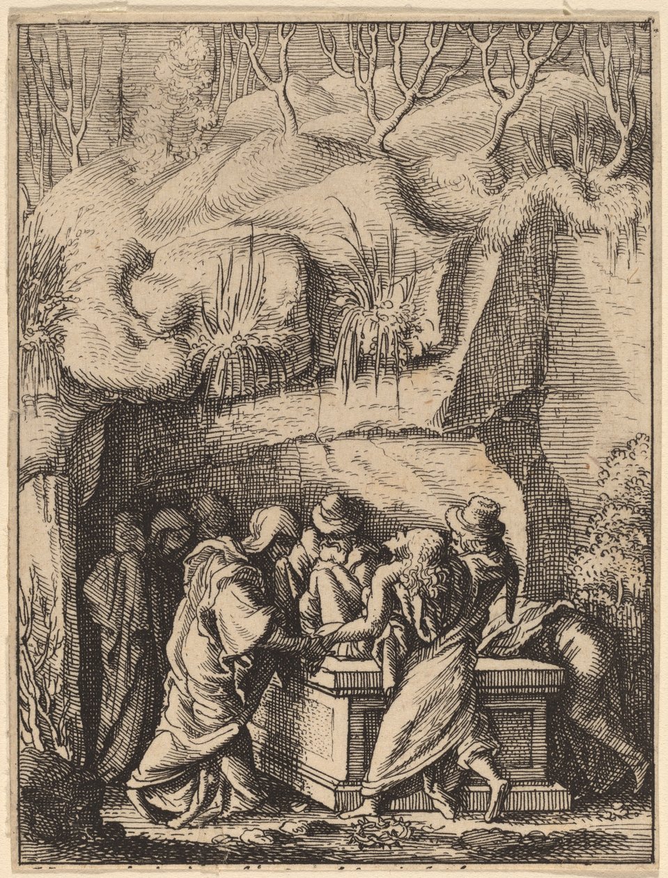 El entierro de Wenceslaus Hollar