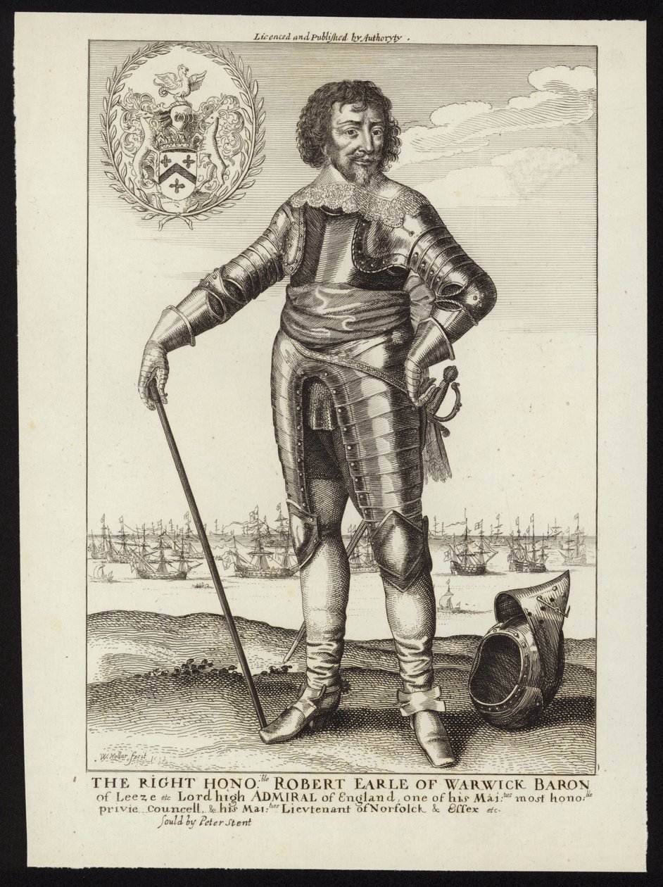 El Muy Honorable Robert Conde de Warwick de Wenceslaus Hollar