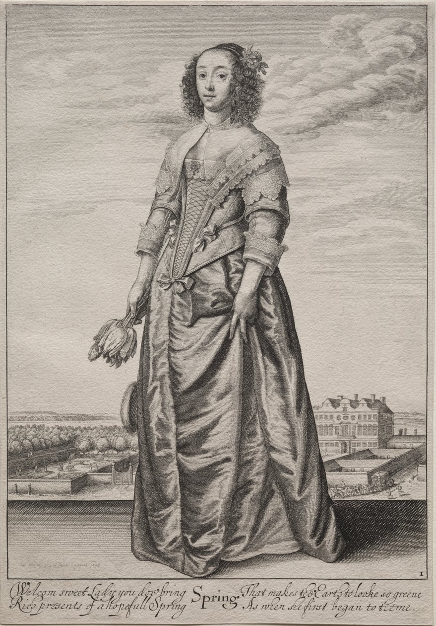 Las estaciones: Primavera de Wenceslaus Hollar
