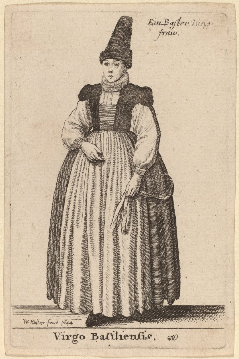Virgo Basiliensis de Wenceslaus Hollar