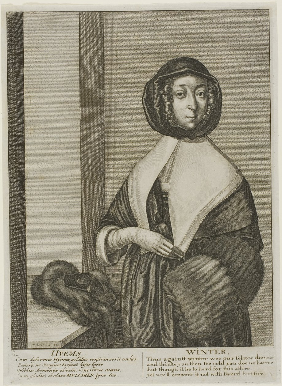 Invierno de Wenceslaus Hollar