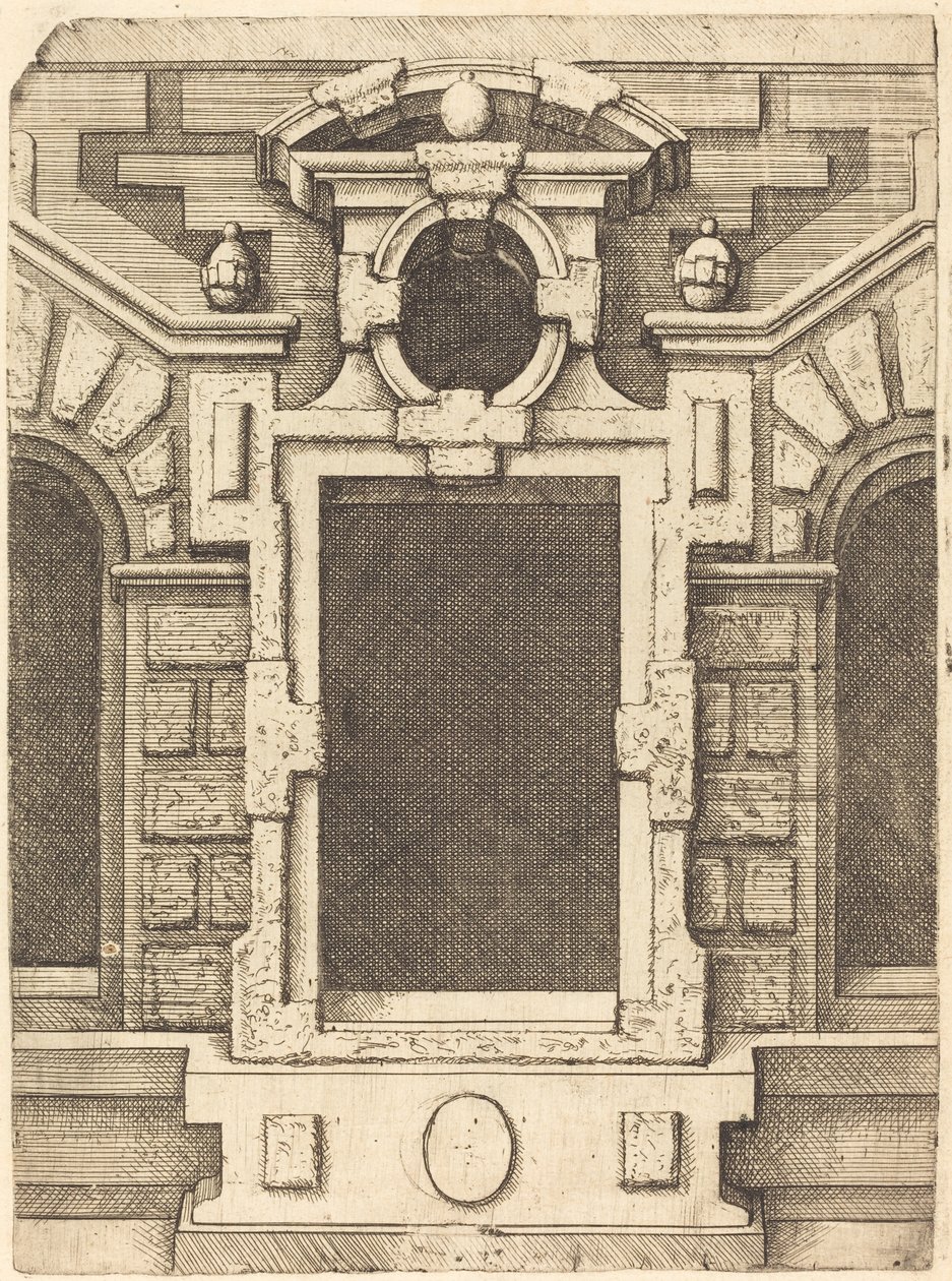 Ventanas con Frontón de Wendel Dietterlin