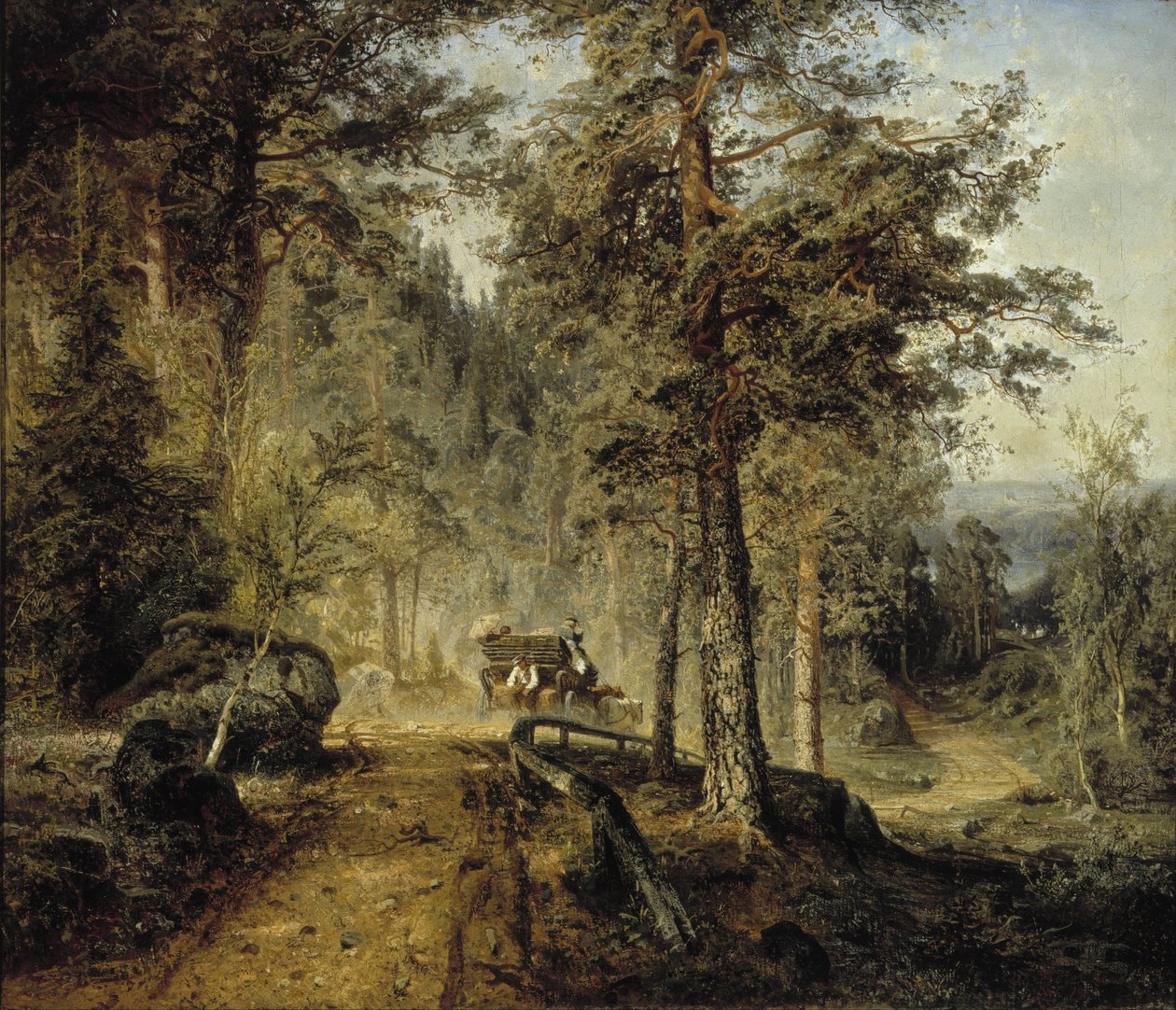 Camino en Häme (Un día caluroso de verano) de Werner Holmberg