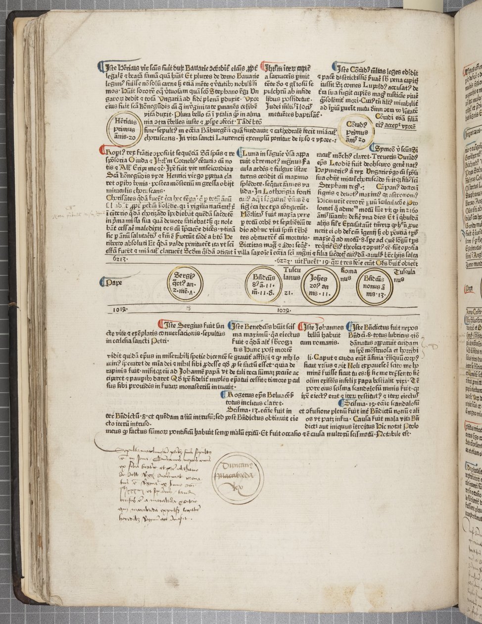 Fol 53 verso, Fasciculus Temporum de Werner Rolevinck