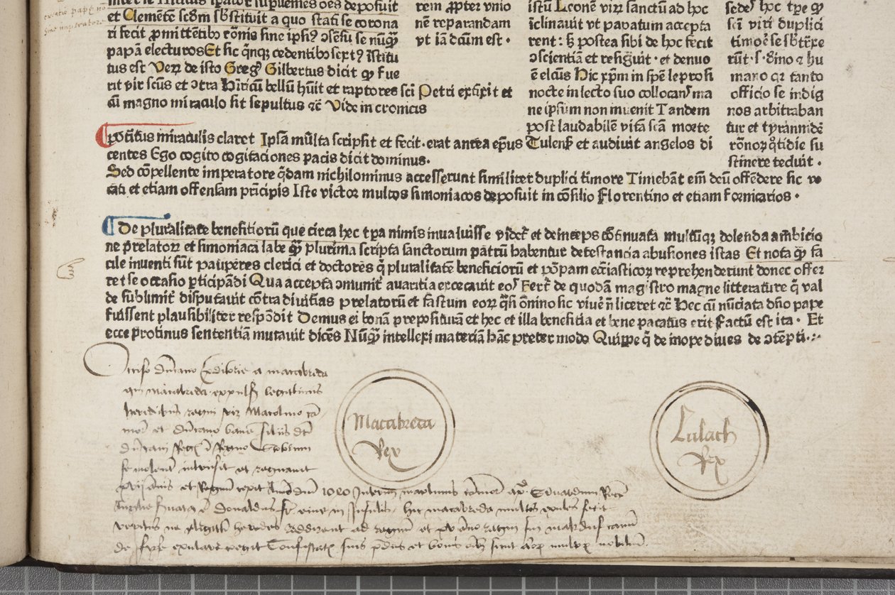 Fol 54 recto, (detalle), Fasciculus Temporum de Werner Rolevinck