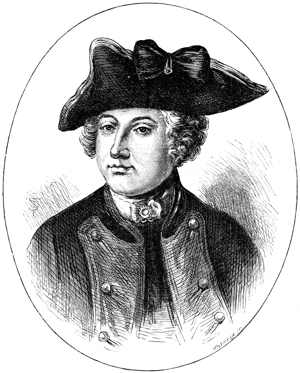 Sir Jeffery Amherst, soldado británico del siglo XVIII, c. 1880 de Whymper