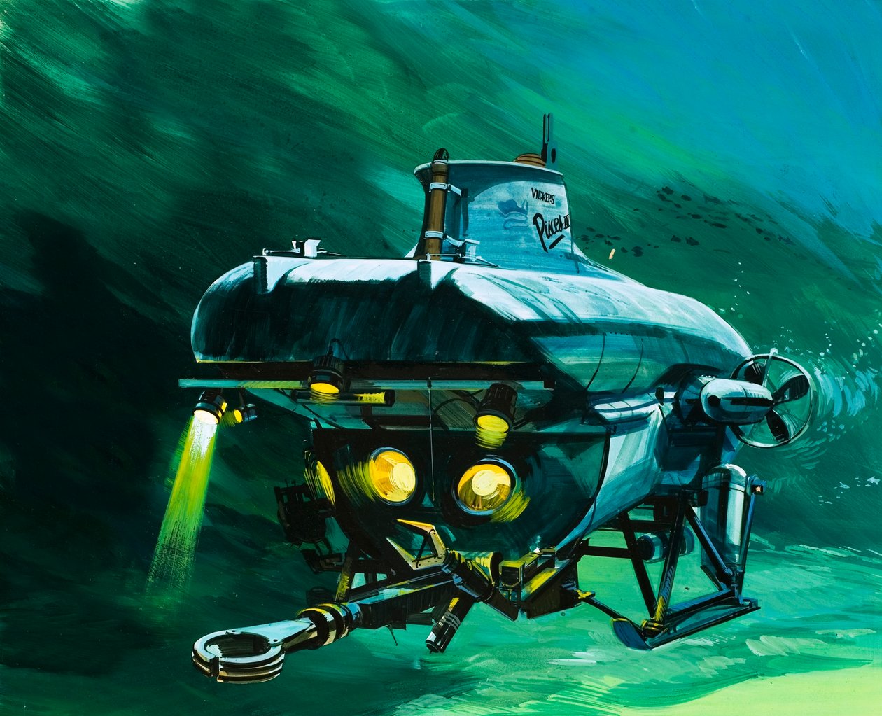 El minisubmarino Vickers de Wilf (20th century) Hardy