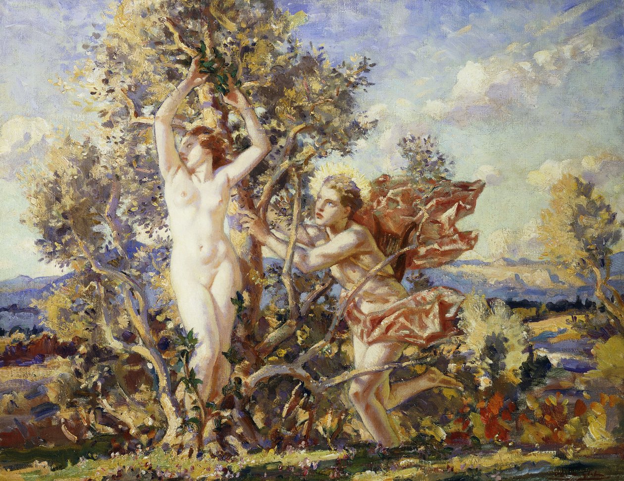Apolo y Dafne de Wilfred Gabriel de Glehn