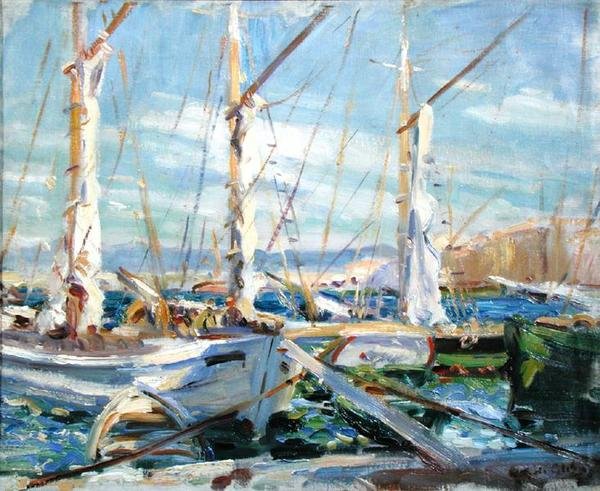 Tropez (óleo sobre lienzo) de Wilfred Gabriel de Glehn