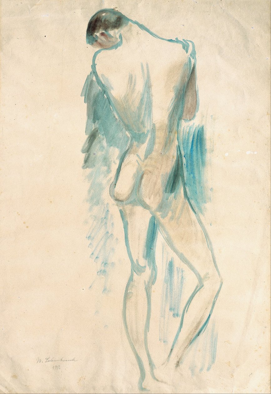 Joven de pie de Wilhelm Lehmbruck