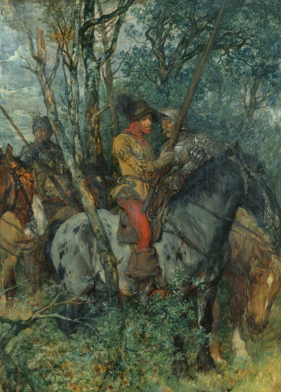 En emboscada, 1882 de Wilhelm Von Diez