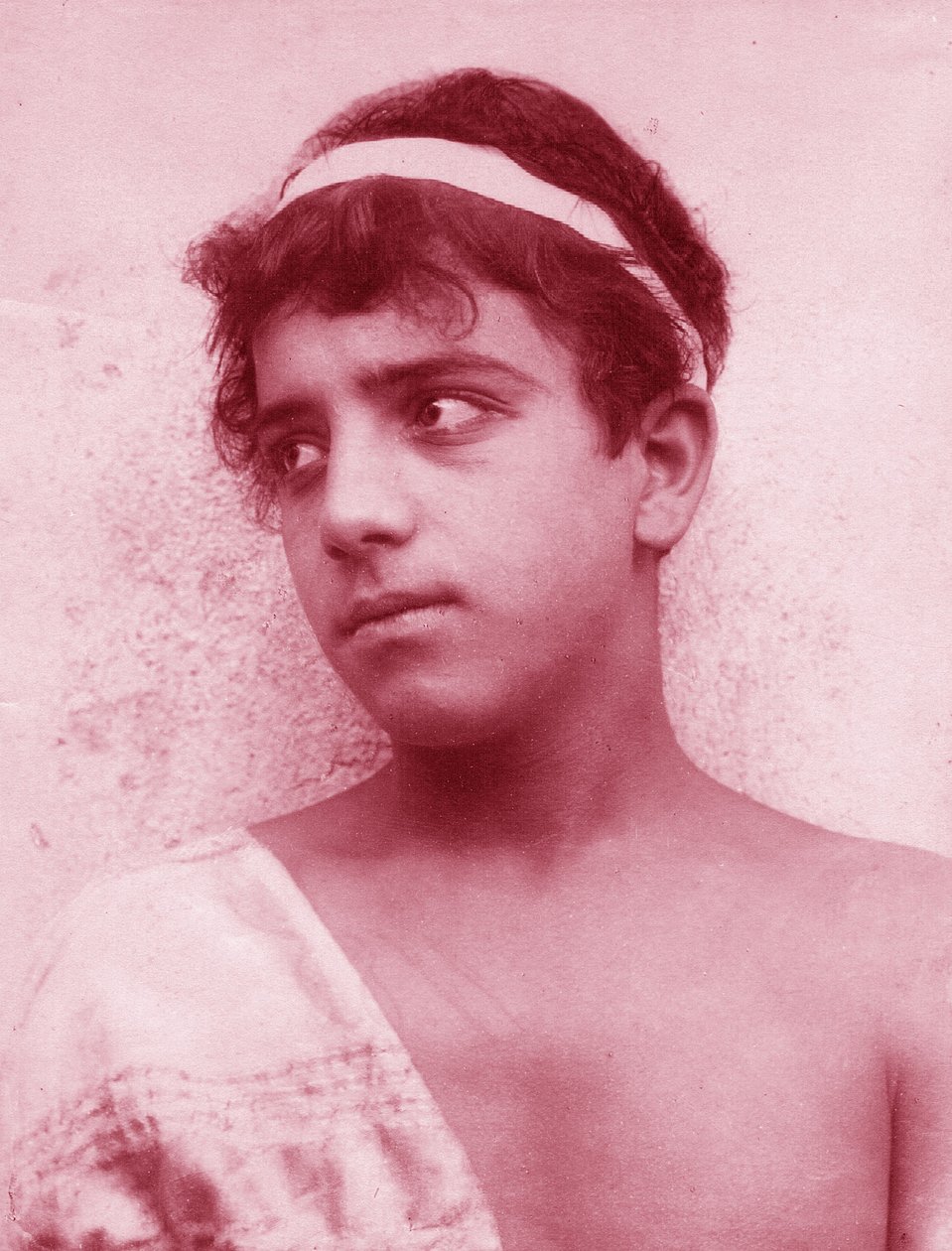 Retrato de un niño siciliano, c.1897 de Baron Wilhelm von Gloeden