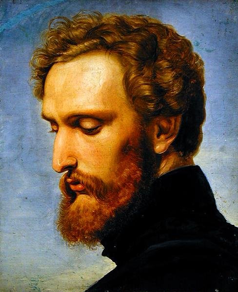 Retrato de Heinrich Heinlein (1803-85) de Wilhelm von Kaulbach