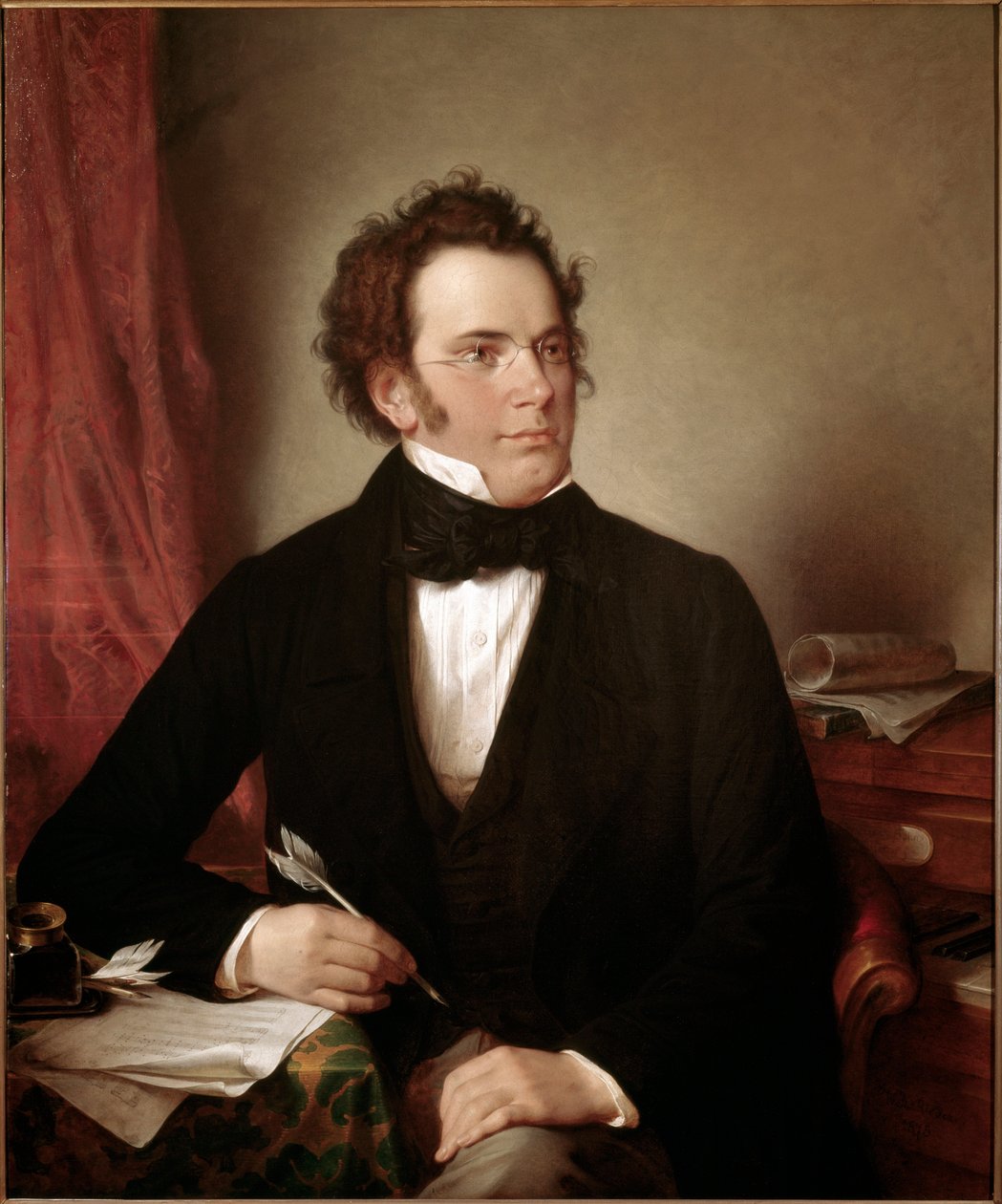 Retrato de Franz Peter Schubert de Wilhelm August Rieder