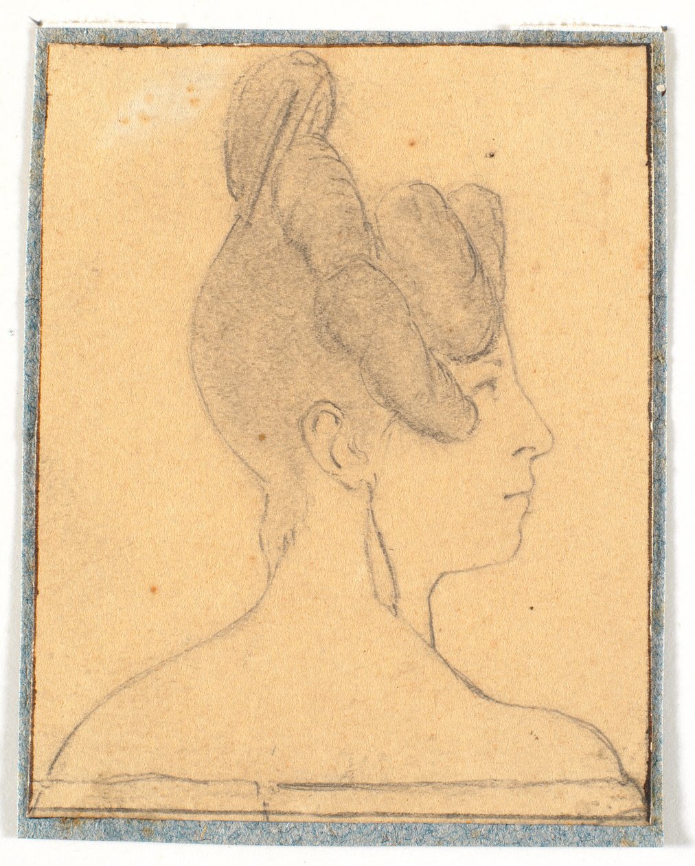 Cabeza de dama. Perfil a la derecha de Wilhelm Bendz