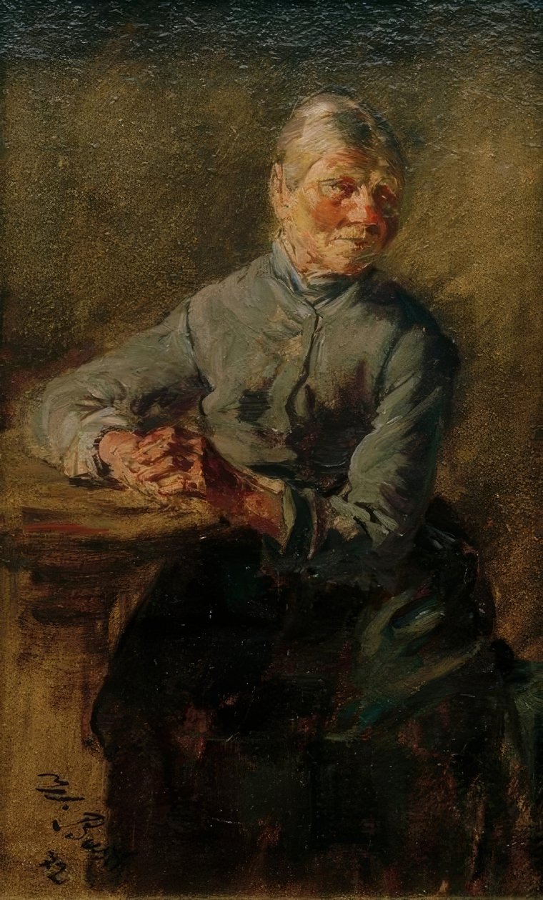 Anciana de Wilhelm Busch