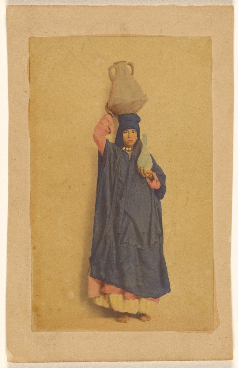 Mujer cargando jarras de agua de Wilhelm Hammerschmidt