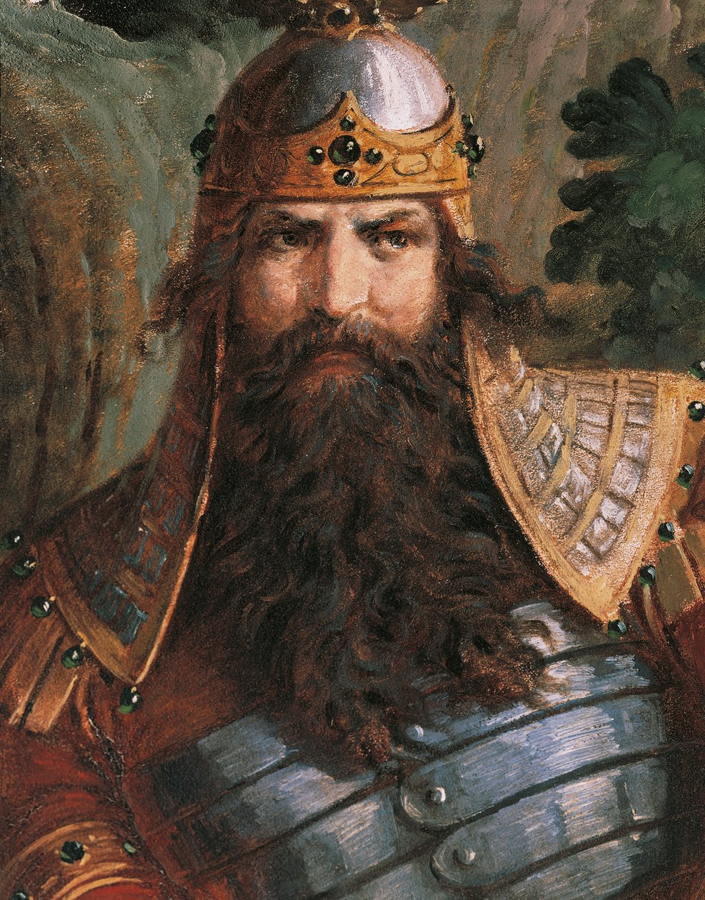 Gunther, Rey de Borgoña, c.1882-83 de Wilhelm Hauschild