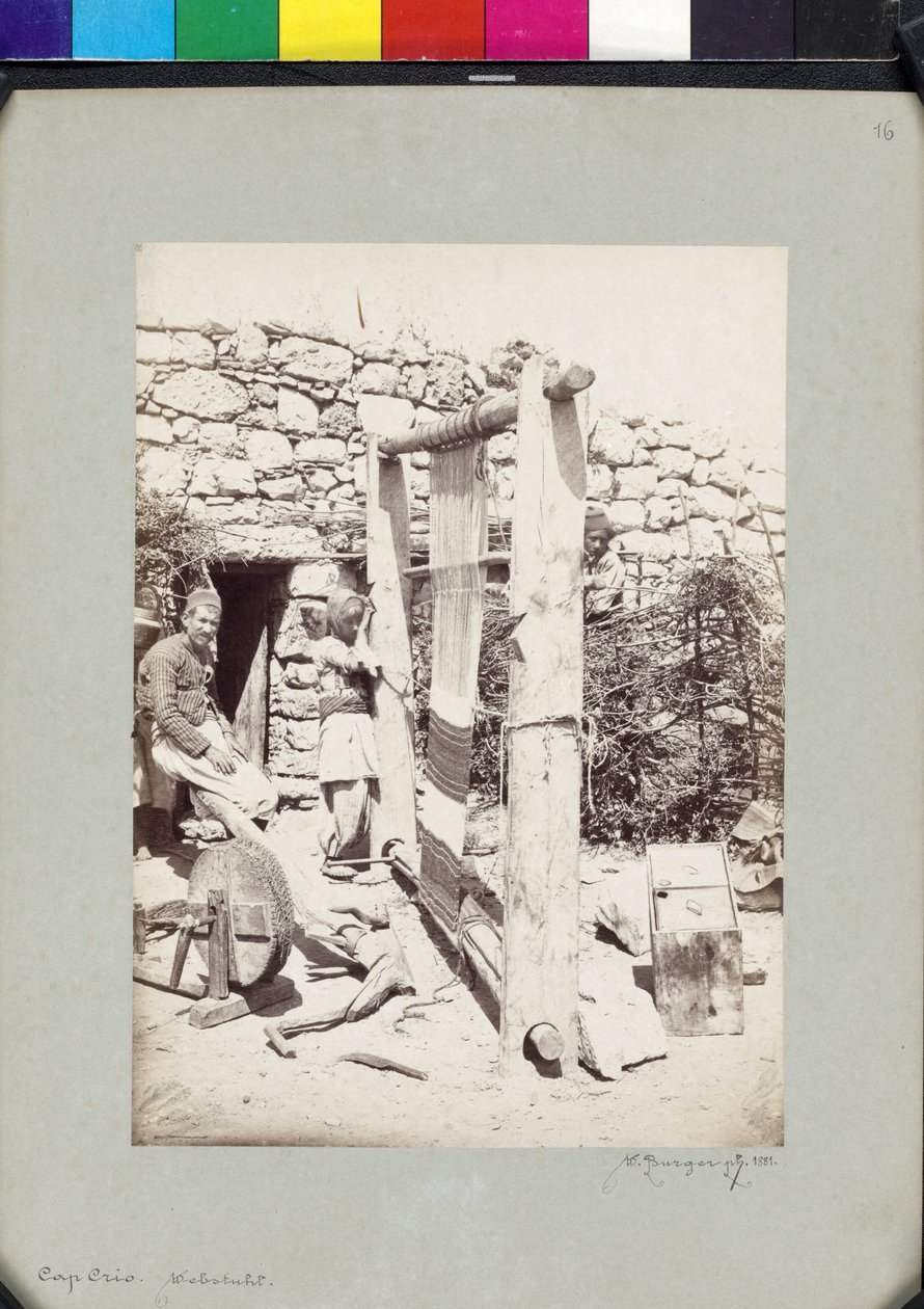 Telar en Cnidus en el cabo Krio de Wilhelm J. Burger