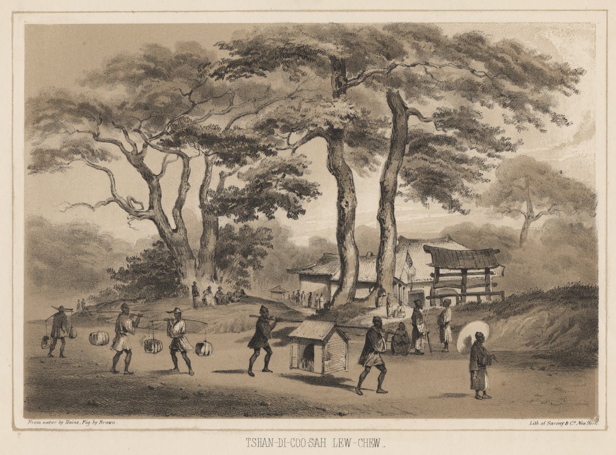 Tshan-Di-Coo-Sah, Lew Chew, 1855 de Wilhelm Joseph Heine