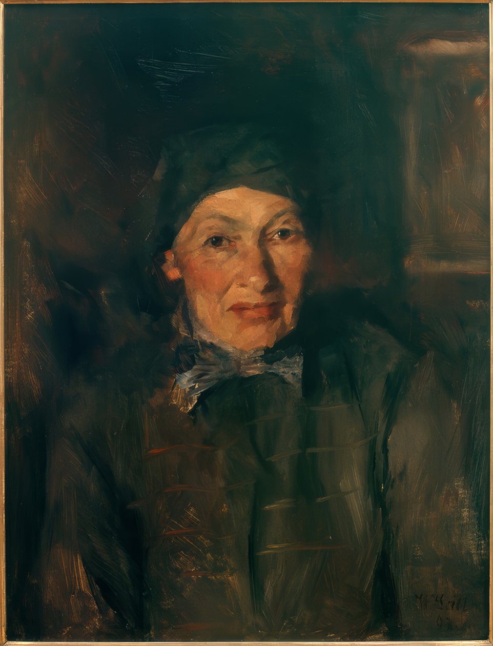 La esposa del alcalde en Kutterling de Wilhelm Maria Hubertus Leibl