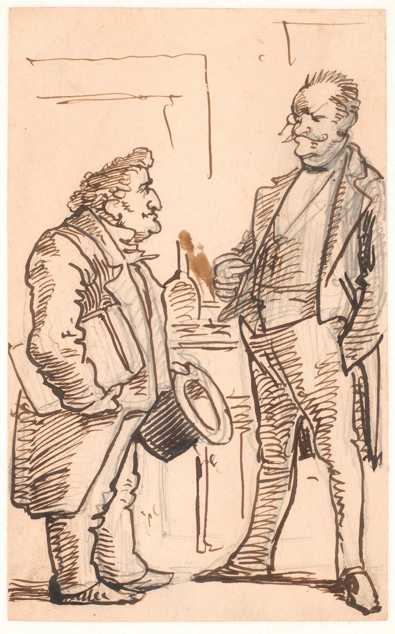 Krog y Simon Levi de Wilhelm Marstrand
