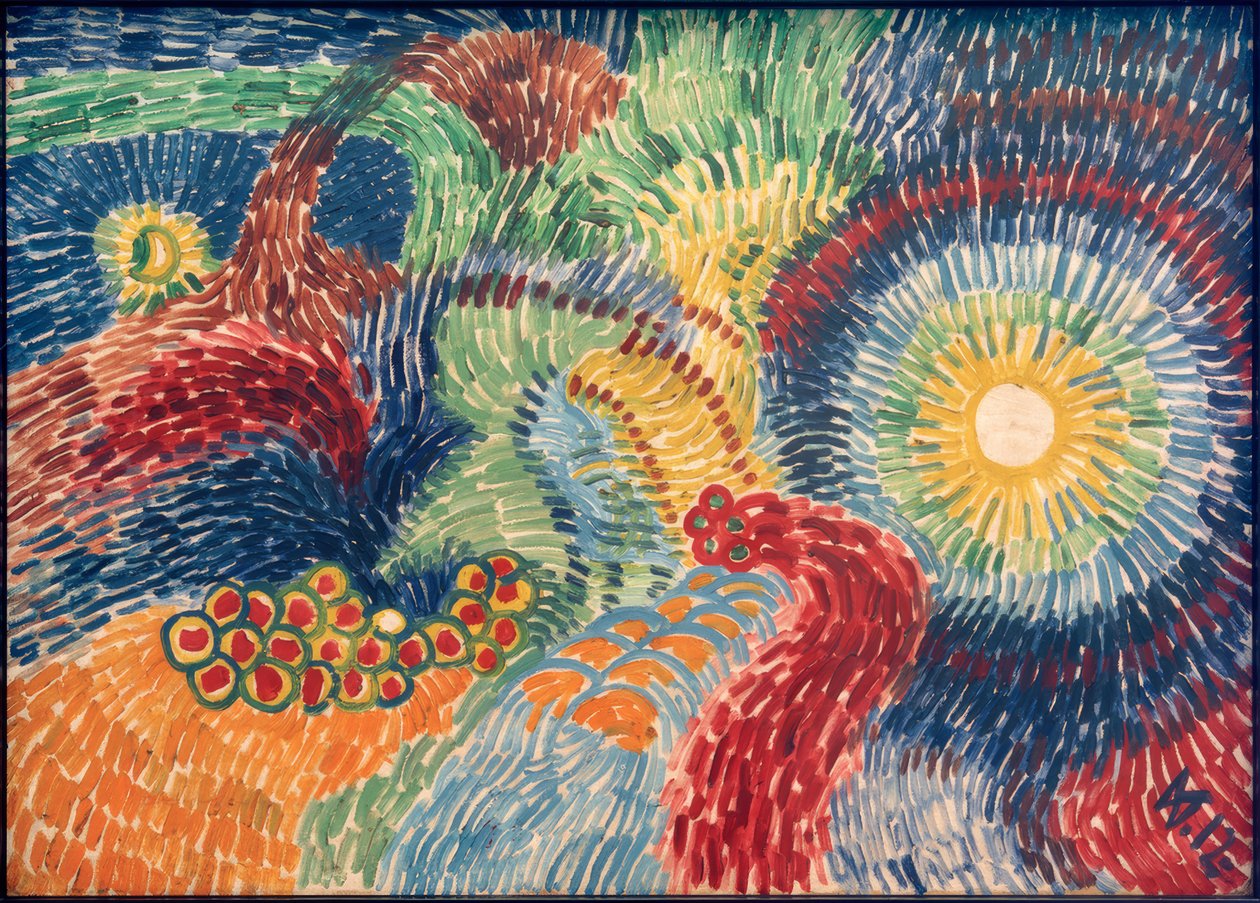 Composición astral XII de Wilhelm Morgner