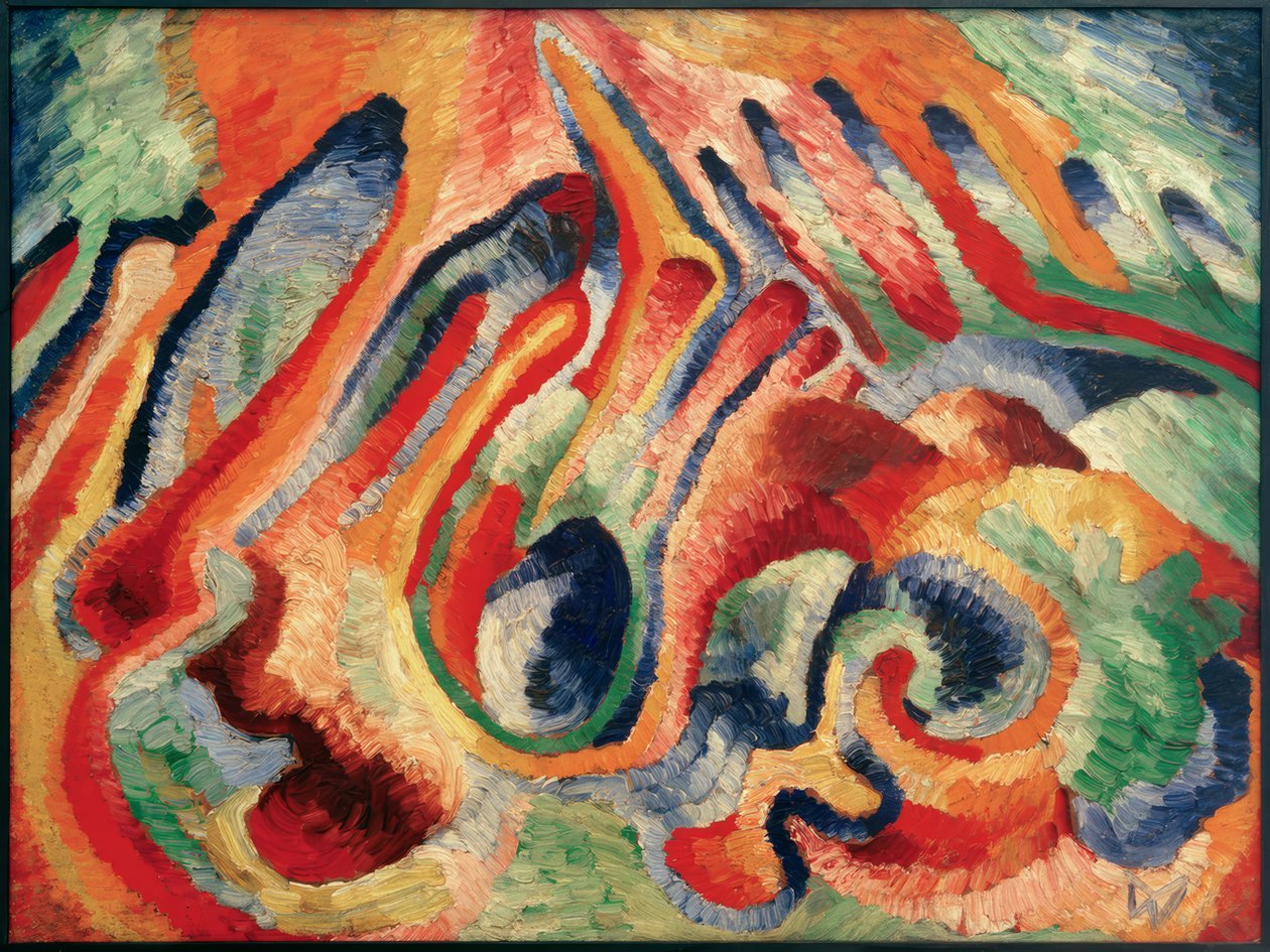 Composición astral XIX de Wilhelm Morgner