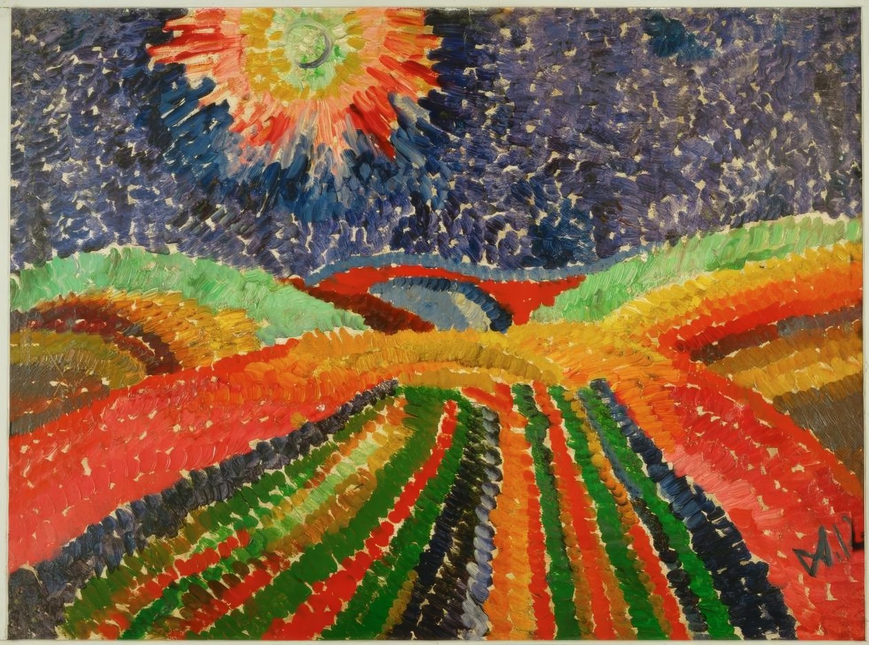 Camino rural de Wilhelm Morgner