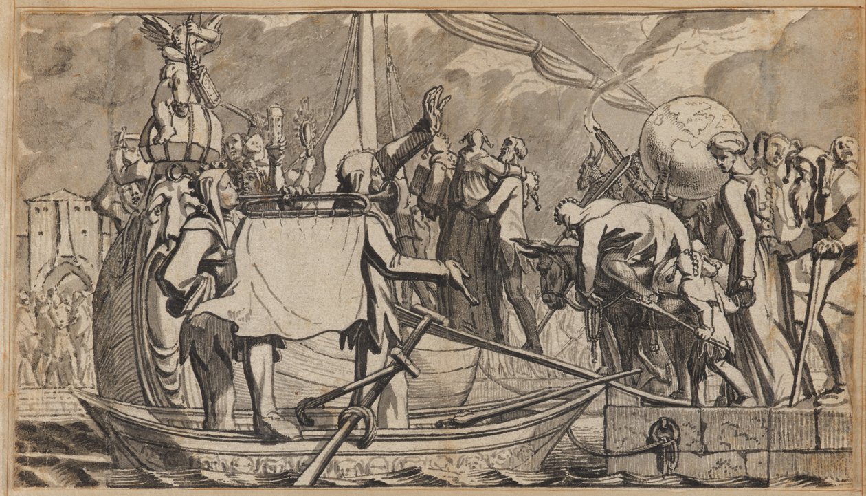 El embarque en la nave de los locos de Wilhelm Stettler