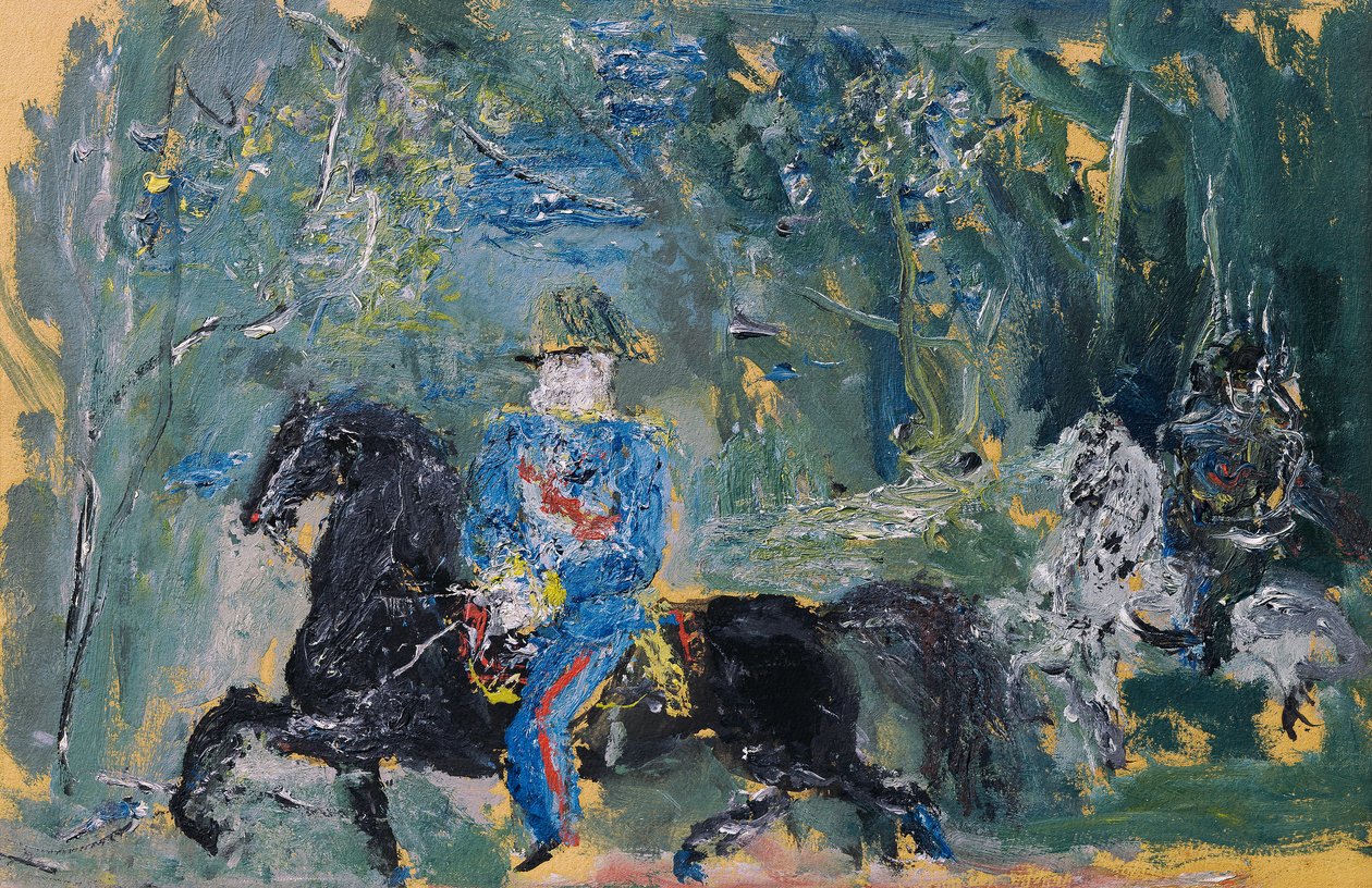 Kaiser Franz Joseph en Wiener Prater de Wilhelm Thöny