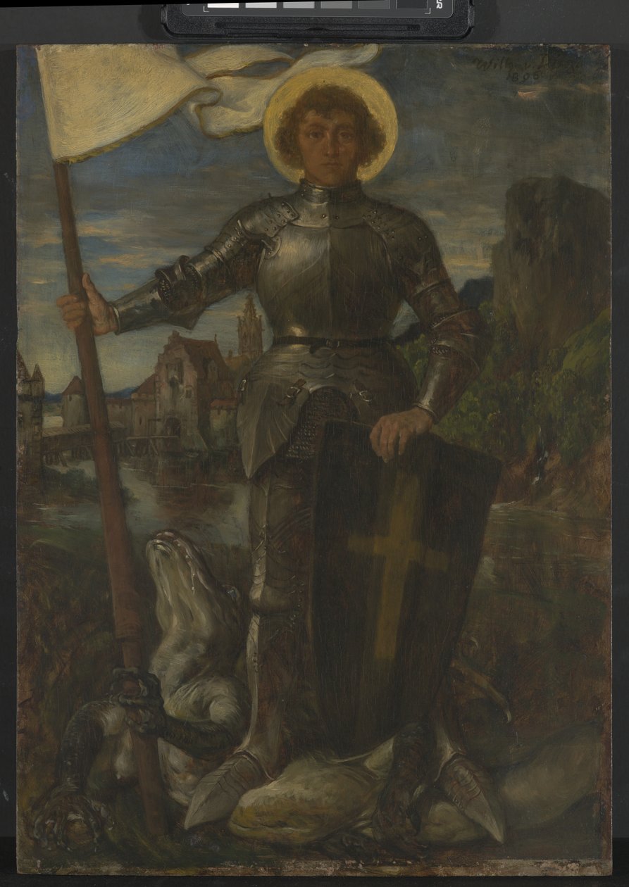 San Jorge (óleo sobre tabla) de Wilhelm Von Diez