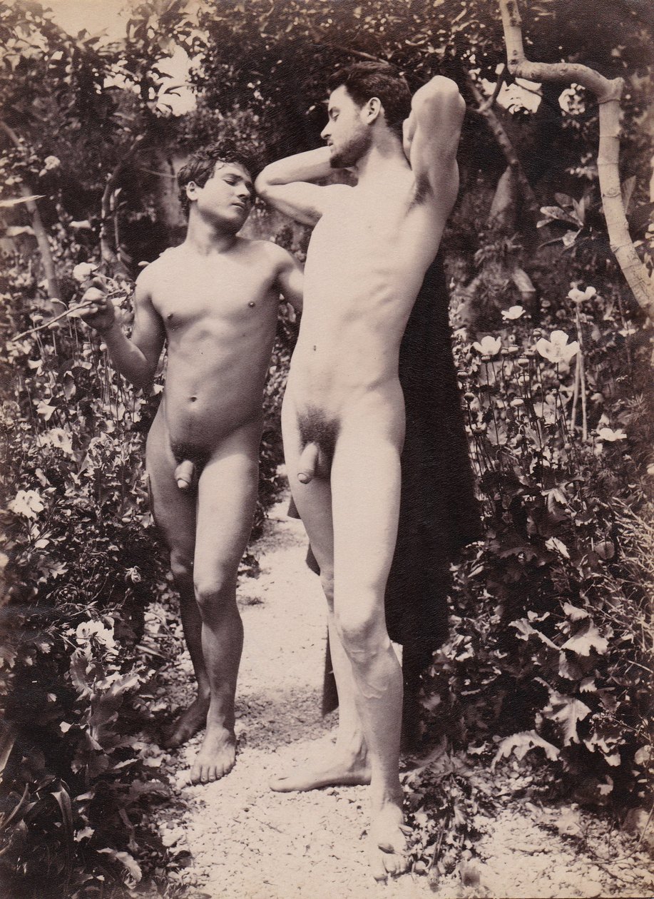 Estudio de dos desnudos masculinos, c.1900