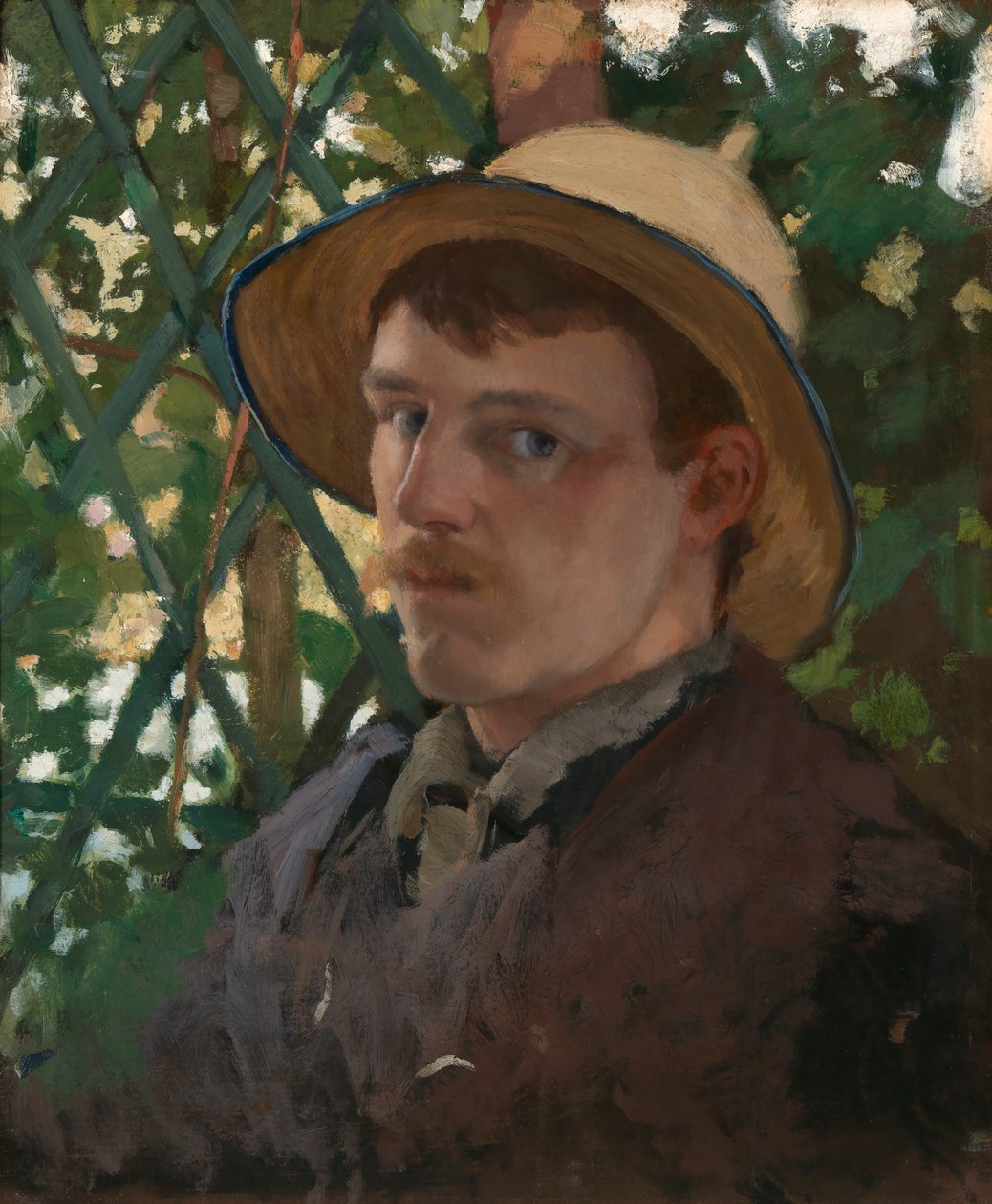 Autorretrato en Montigny de Will H. Low