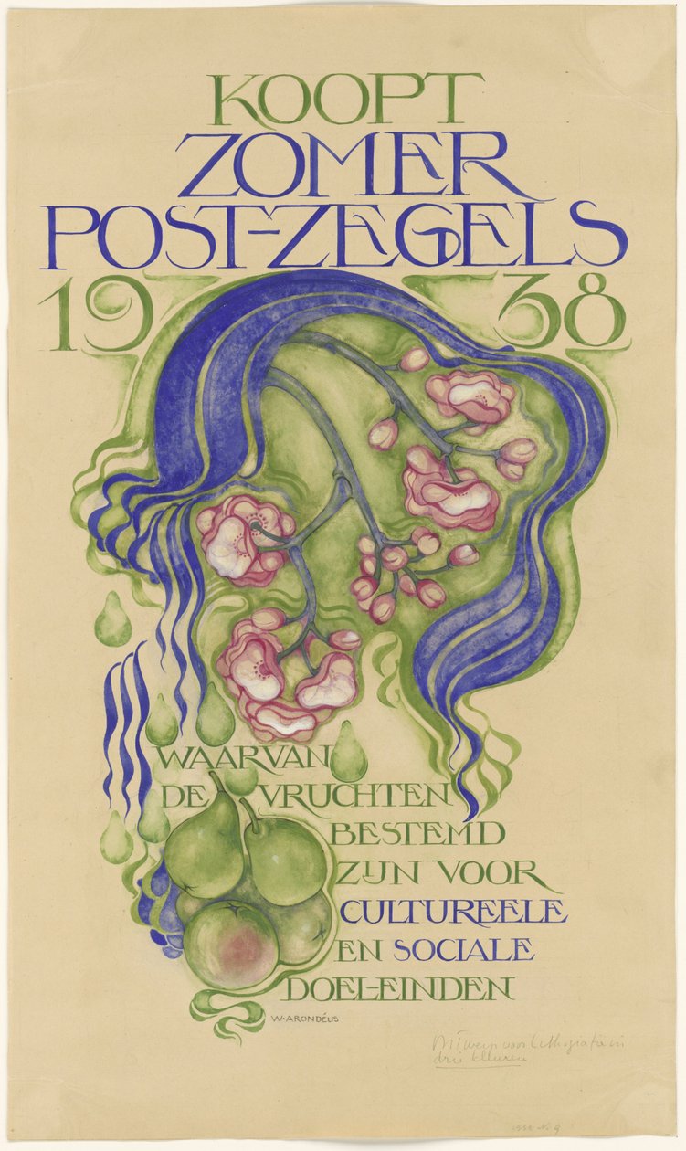 Diseño para un cartel de Willem Arondéus