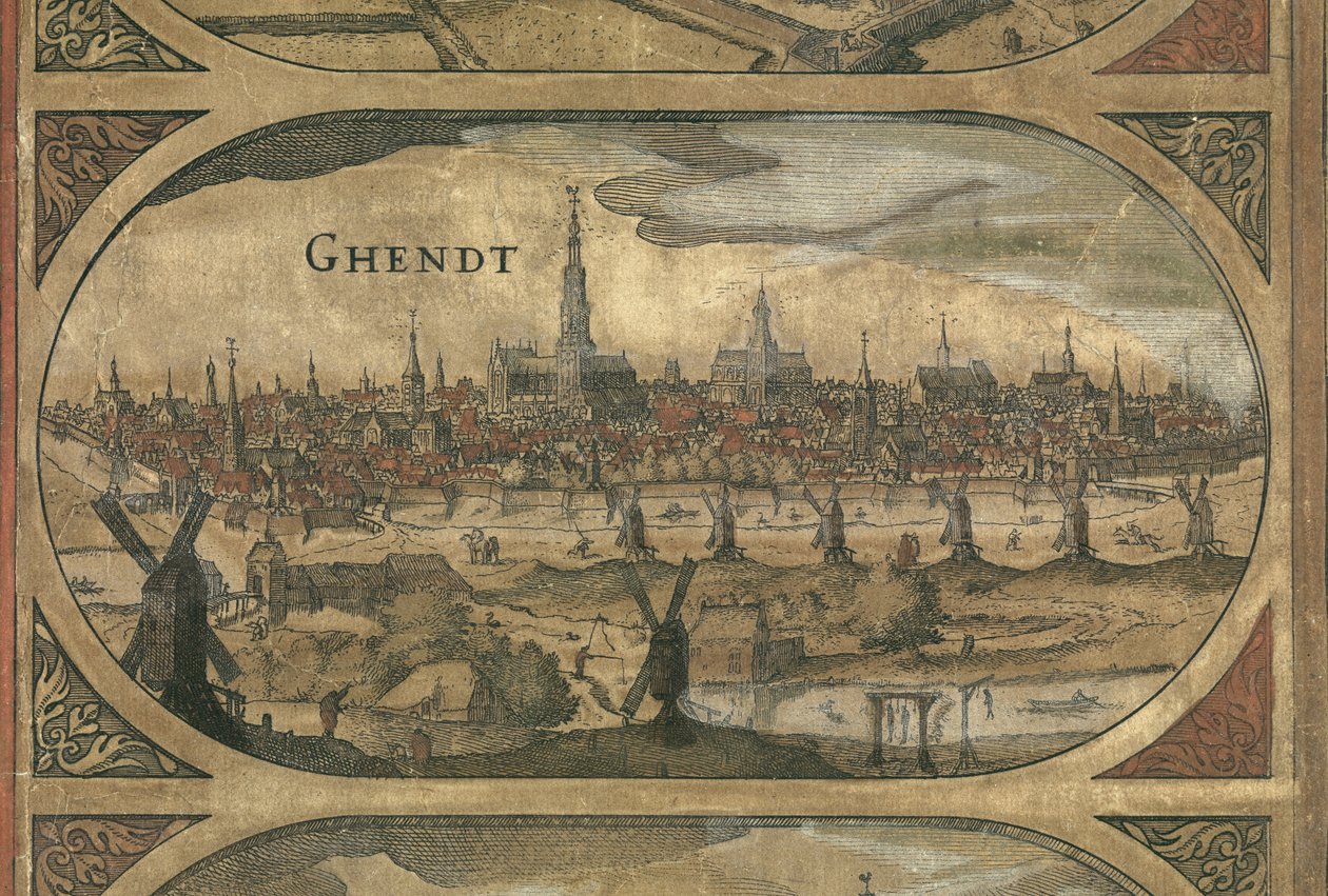 Wandkaart van de Nederlanden, Willem Blaeu, (detalle) de Willem Janszoon Blaeu