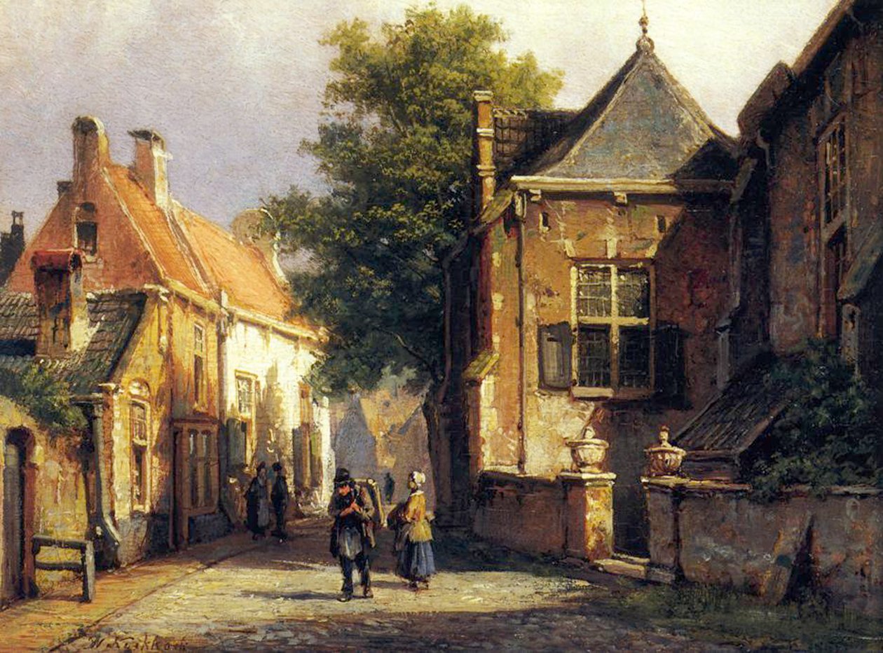En Ámsterdam de Willem Koekkoek