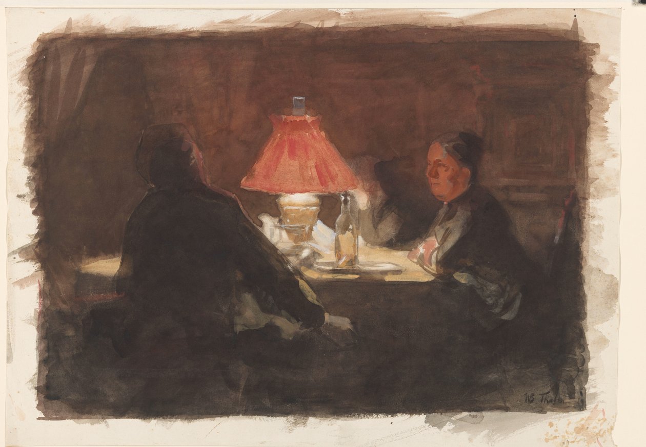 Junto a la lámpara de Willem Bastiaan Tholen