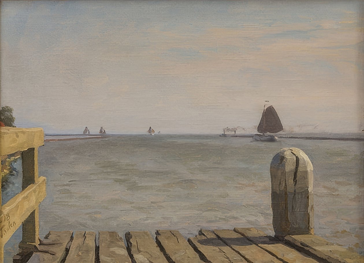 Muelle en Enkhuizen de Willem Bastiaan Tholen