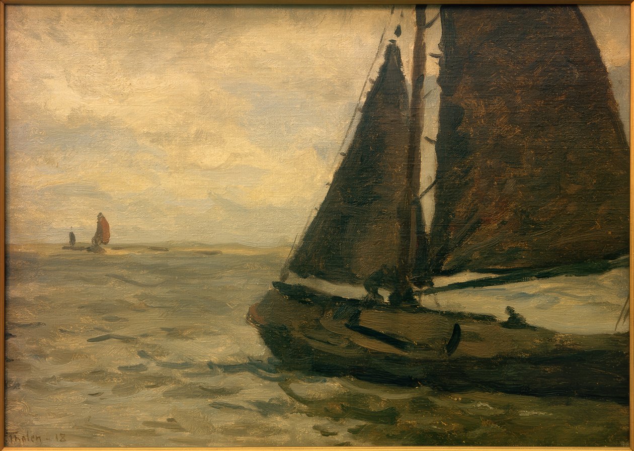 Botter navegando de Willem Bastiaan Tholen