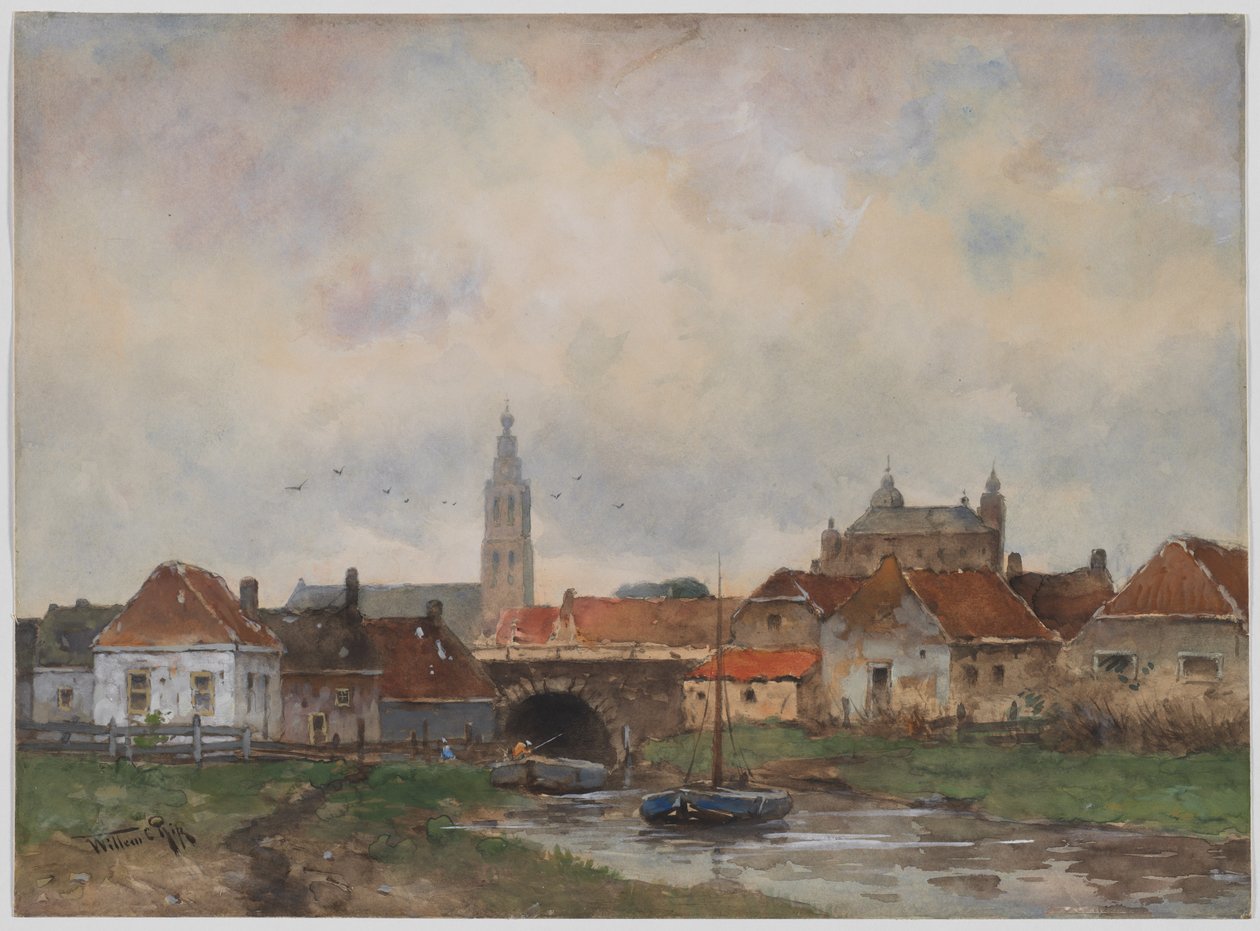 Cerradura superior en Steenbergen, 1800s de Willem C Rik