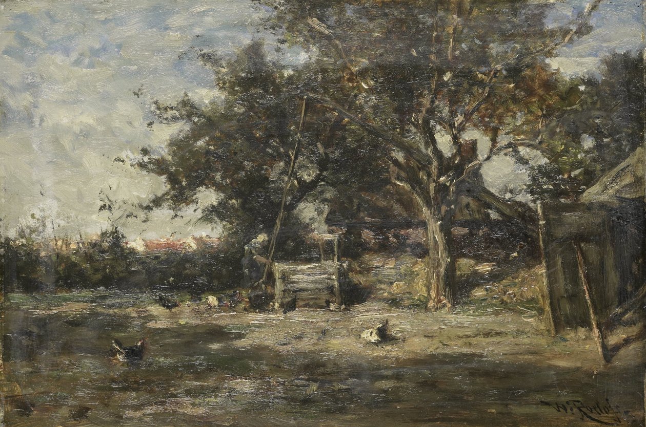 Granja cerca del Norte de Willem Roelofs (I)