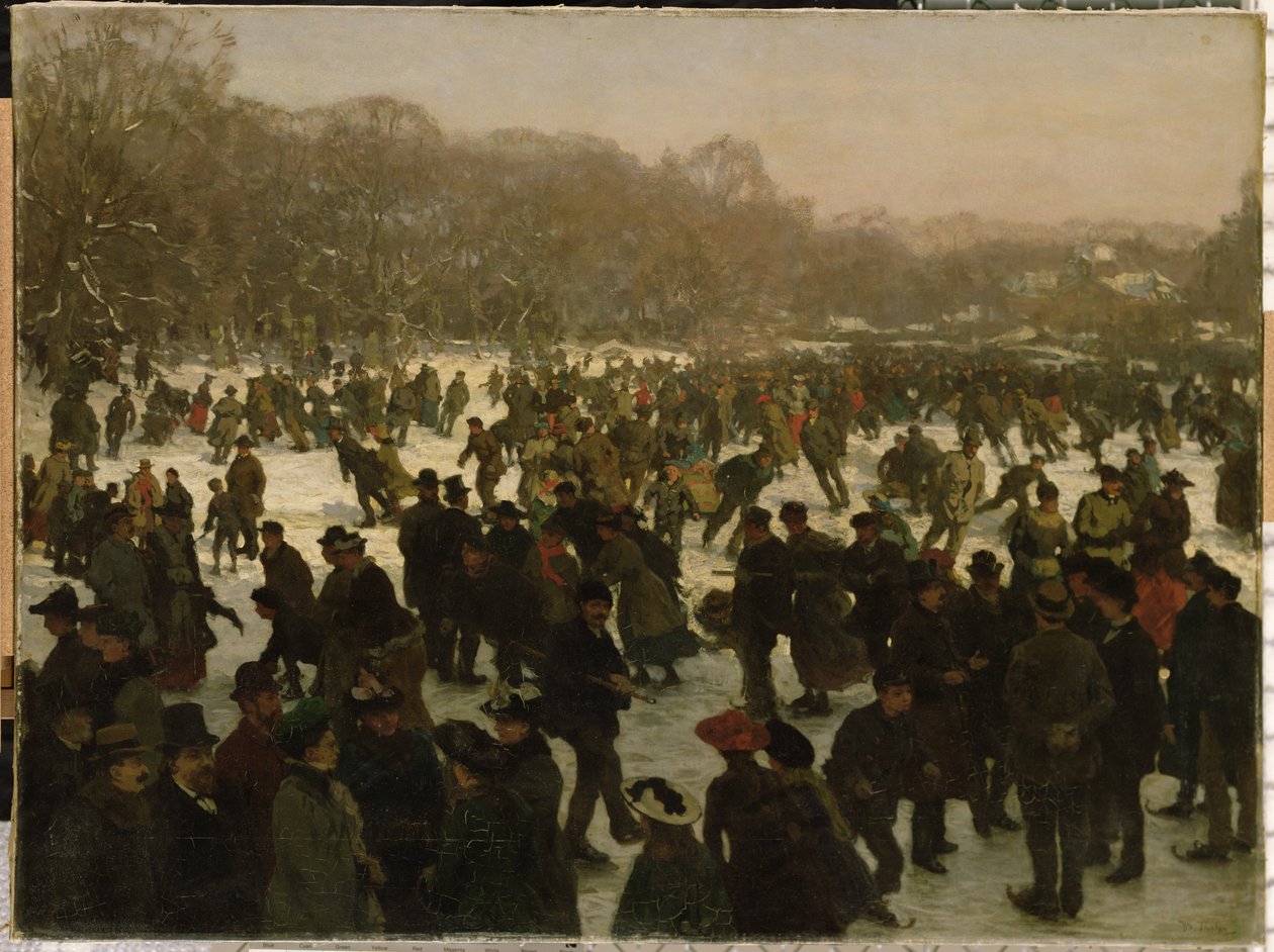 Patinaje en Haagse Bos de Willem Tholen