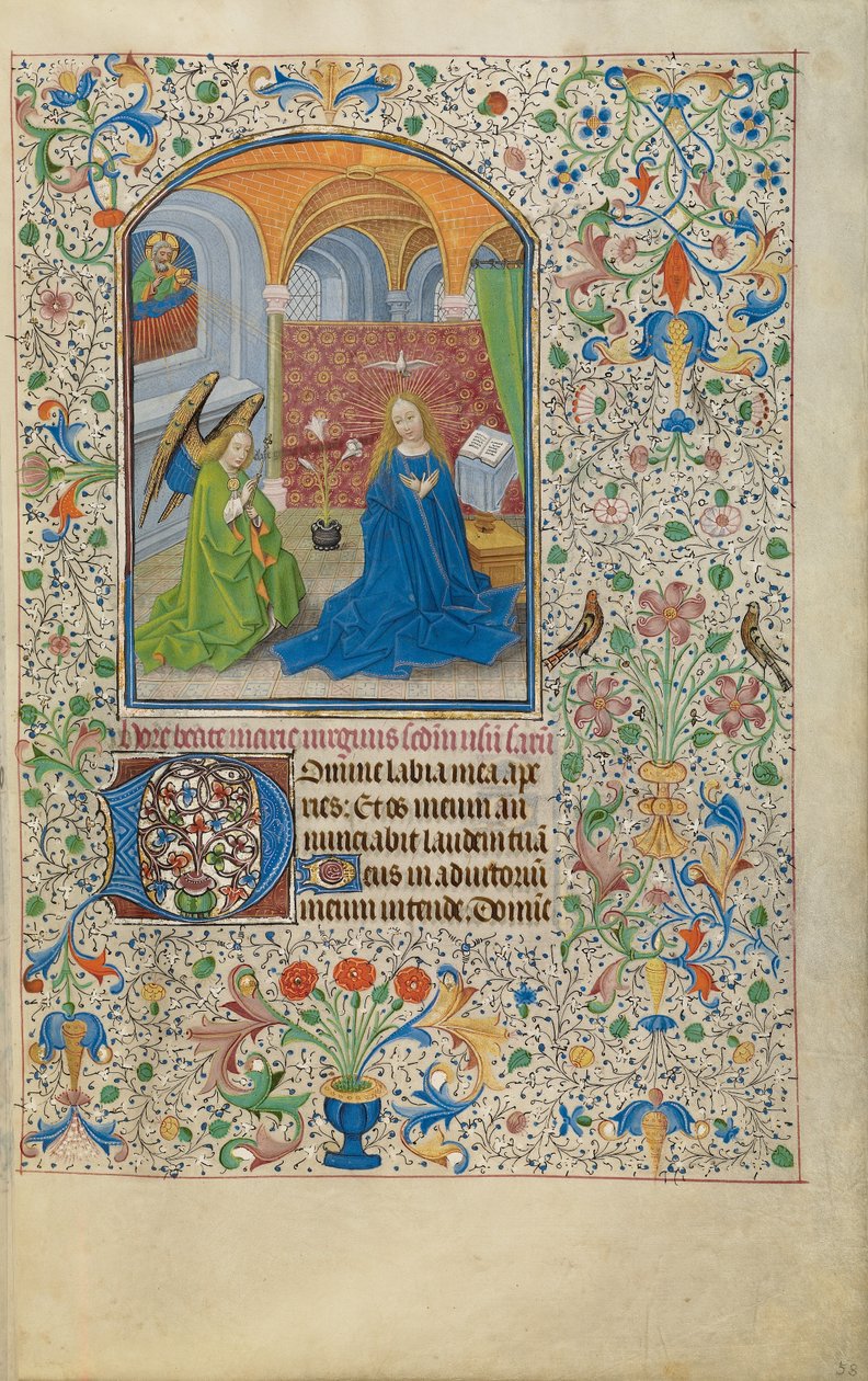 La Anunciación de Willem Vrelant