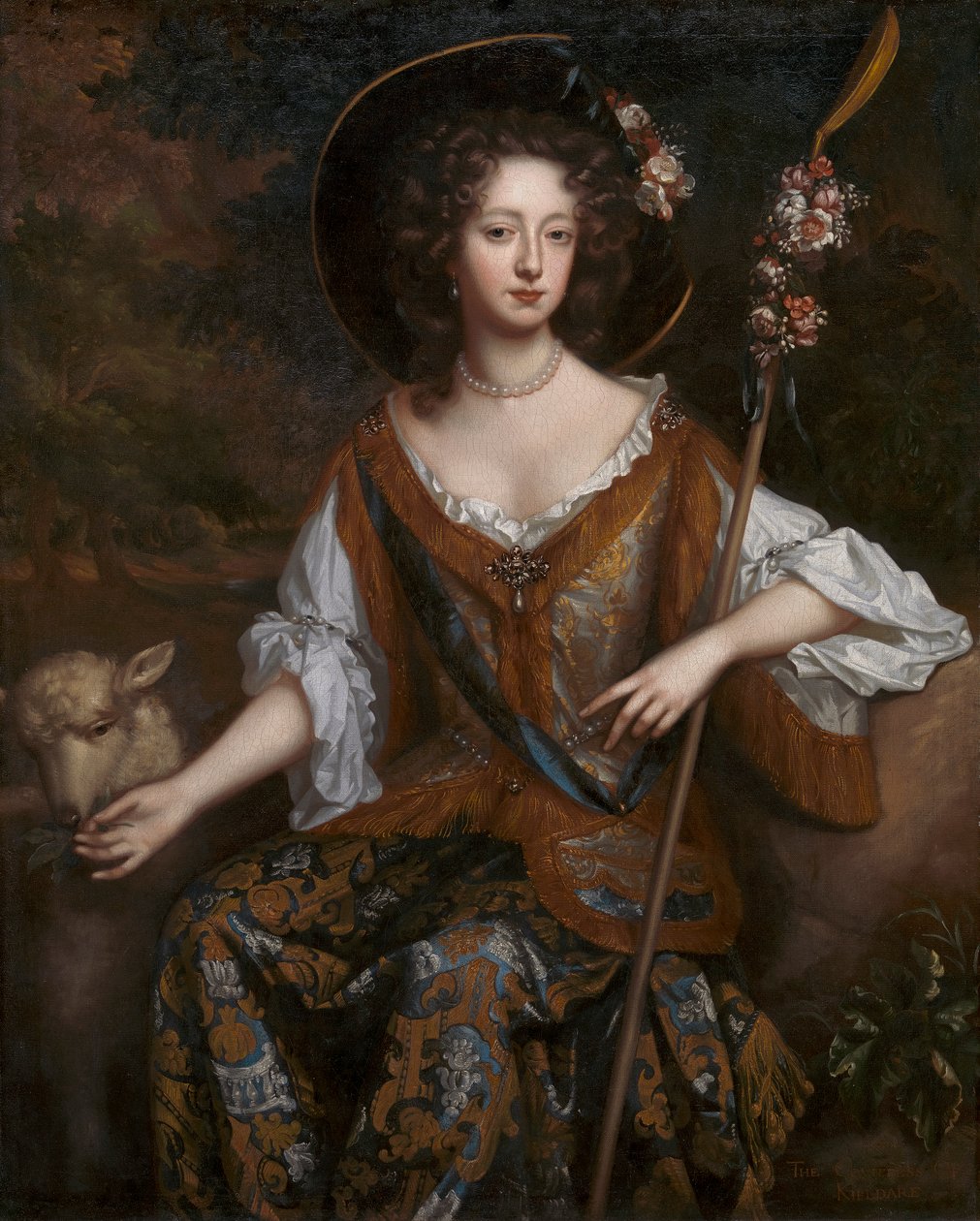 Elizabeth FitzGerald, Condesa de Kildare de Willem Wissing